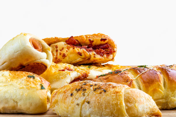 istock Typical snacks from Brazil and snacks from Italy. Selective focus. Space for text 1294634673