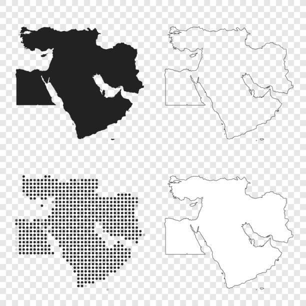 Blank Map Of Africa And Middle East