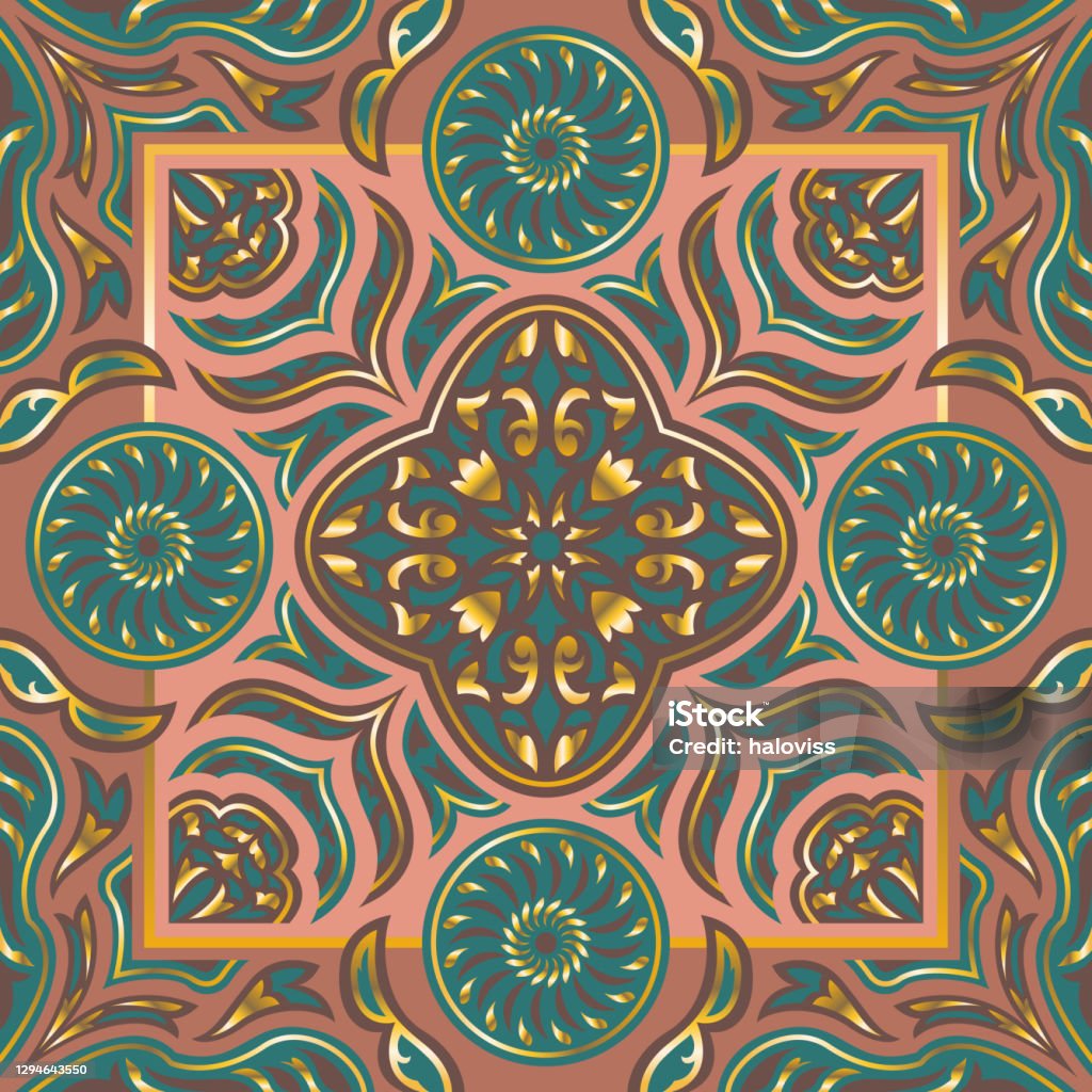 Scarf Pattern Vector Scarf Pattern Stock Illustration - Download Image Now - Scarf, Silk ...