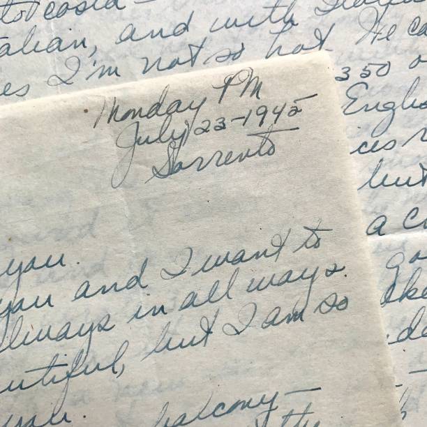istock WWII Love Letters Sorrento Italy 1294645371