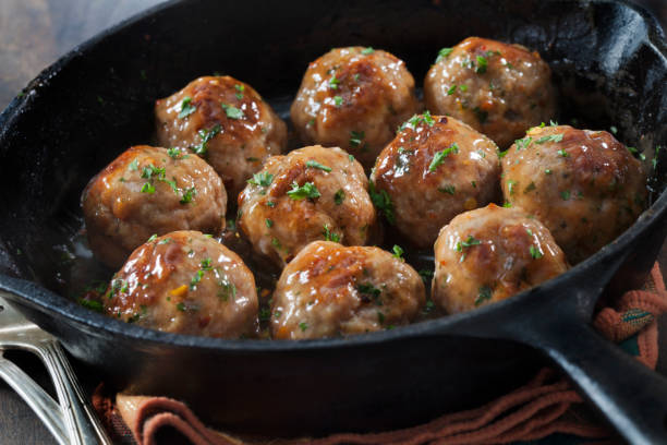 istock Sweet and Sour Chicken Meatballs 1294650582
