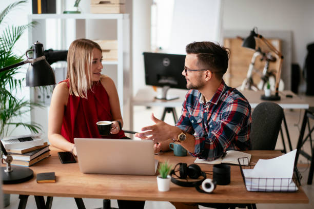 istock Business partners working on a new plan 1294652428