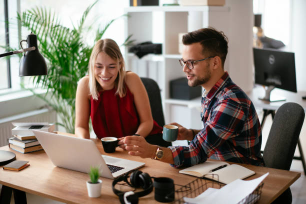 istock Business partners working on a new plan 1294655347