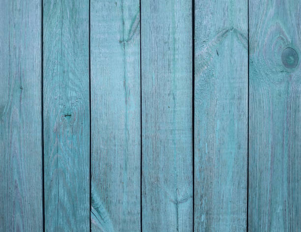 istock Grey-blue wooden background. Horizontal boards 1294663252