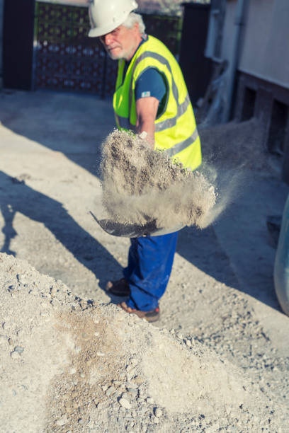 istock Mature men working on construction site at home 1294665026