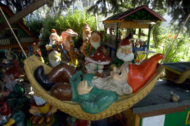 istock garden gnomes as garden decorations 1294680087