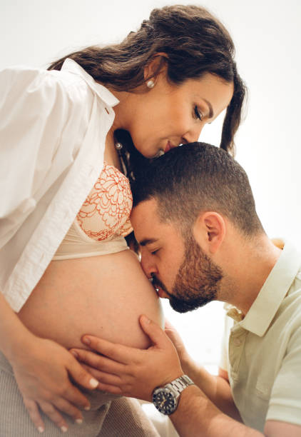 istock Pregnant woman with husband 1294698663
