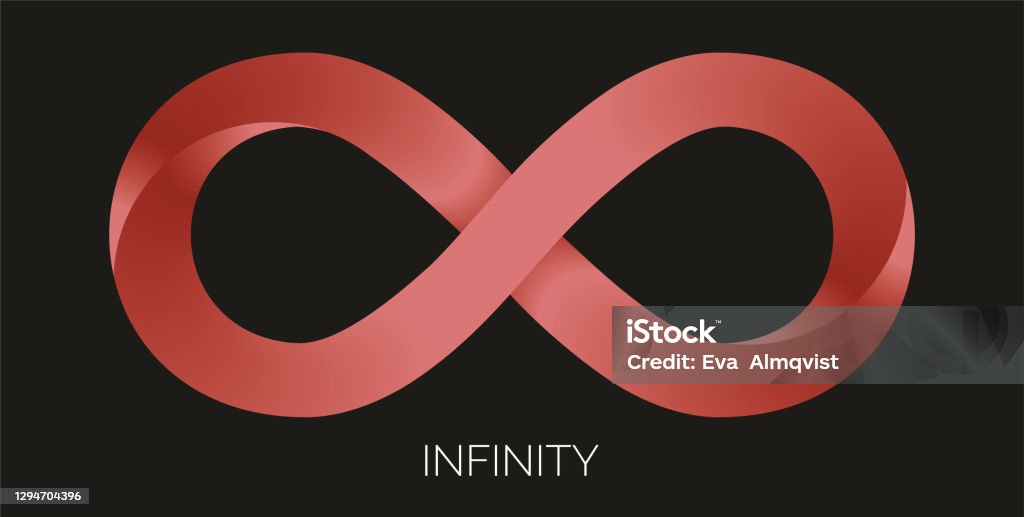 Infinity Loop Red Infinity Loop Stock Illustration - Download Image Now - Circle ...
