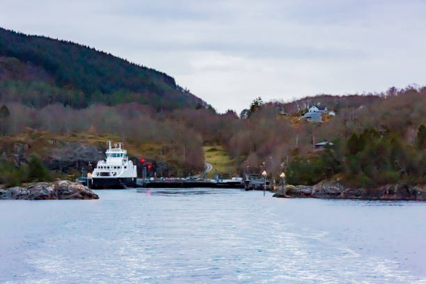 istock ferry anchored at harbor in norway 1294716094