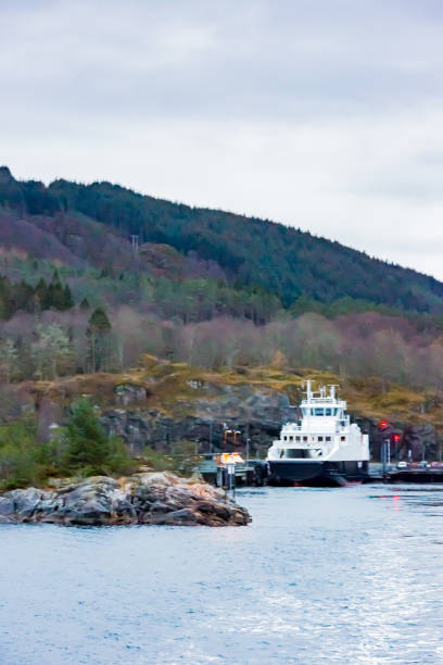 istock ferry anchored at harbor in norway 1294716121