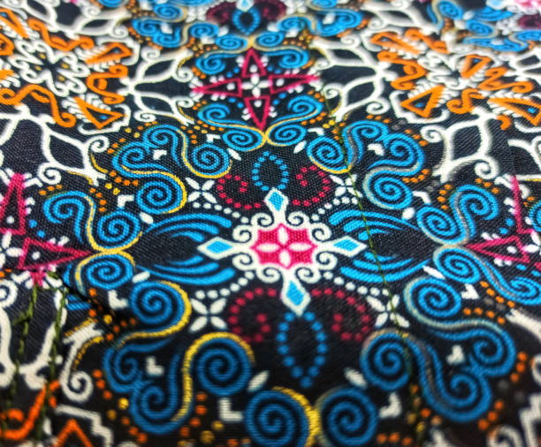 istock An abstract blue-colored batik cloth comes from Indonesia 1294716816
