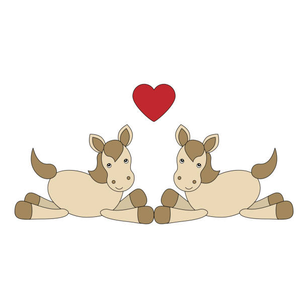Ilustración de Un Par De Caballos De Dibujos Animados Enamorados y más Vectores Libres de Derechos de Amor - Amor, Animal, Arte - iStock Ilustración de Un Par De Caballos De Dibujos Animados Enamorados y más Vectores Libres de Derechos de Amor - Amor, Animal, Arte - iStock