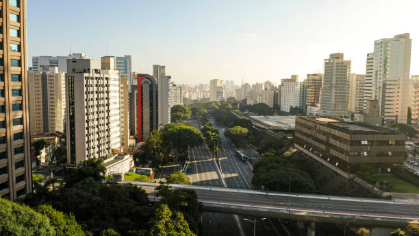 istock 23 de Maio empty Avenue during Covid 19 lockdown 1294720407