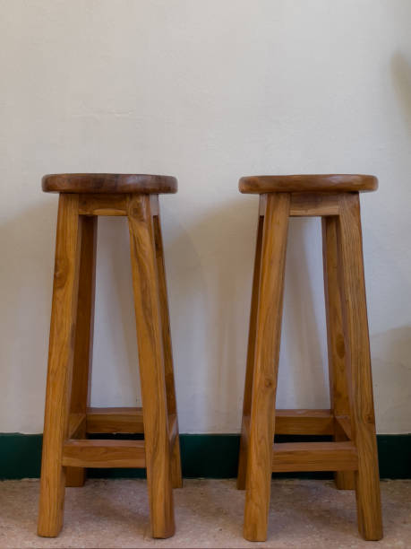 istock Wooden chair on white background 1294731957