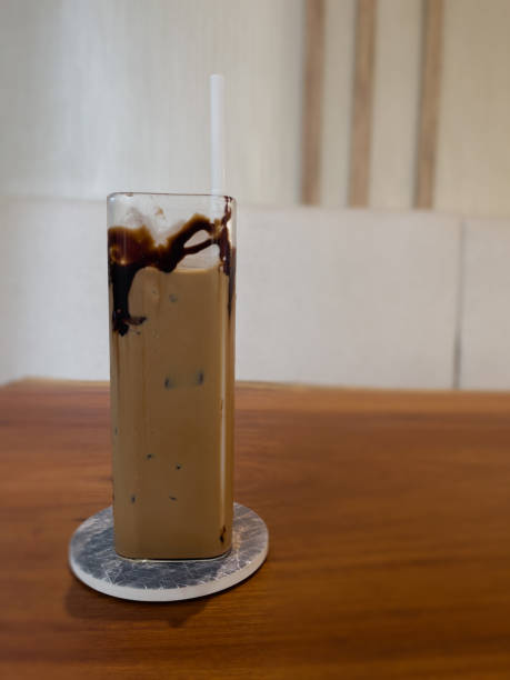 istock Iced coffee on wooden table 1294732058