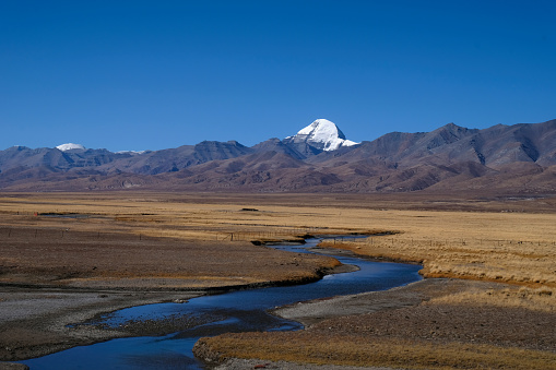 Mount Kailash in Tibet, South face