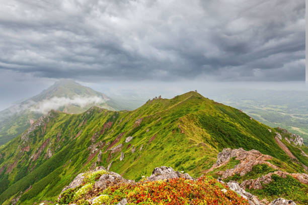 Zhdanko mountain range, landscape, Sakhalin Island, Russian Far East