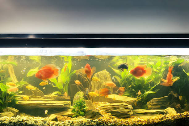 istock Many goldfish in the aquarium 1294745652