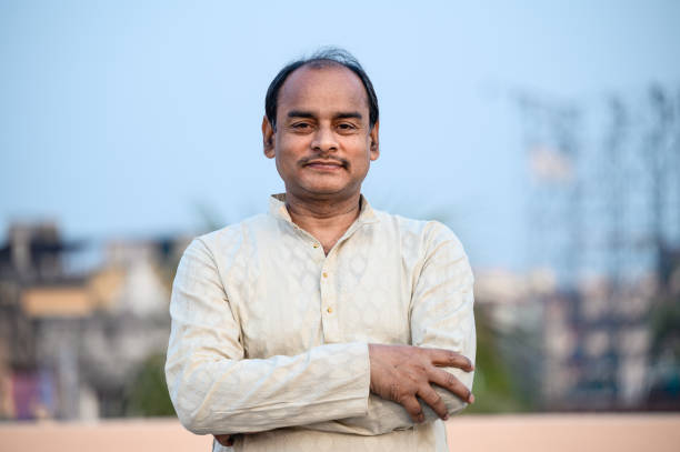 istock Portrait of a Middle aged Indian Man 1294747368