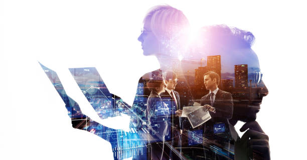 istock Business network concept. Human resources. Management strategy. 1294749105