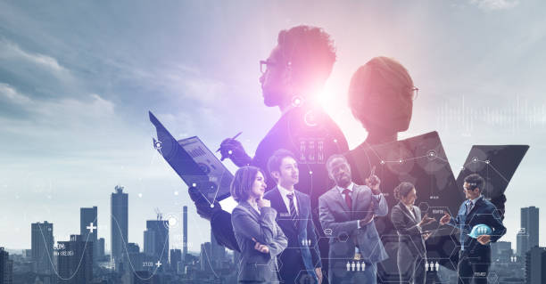 istock Business network concept. Human resources. Management strategy. 1294788424