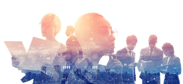 istock Business network concept. Human resources. Management strategy. 1294788489