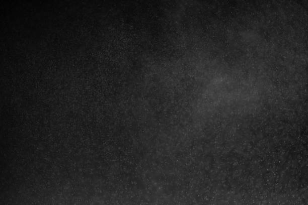 istock Isolated Rain Overlay on Black background 1294790602