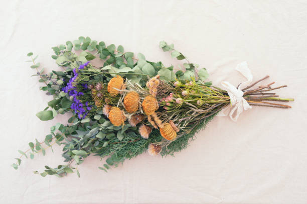 istock Bouquet of a eucalyptus and dryandra 1294794609