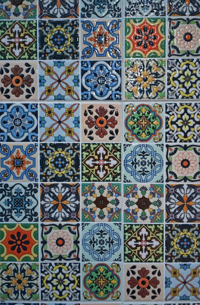 istock Colorful Moroccan ceramic mosaic tiles 1294801193