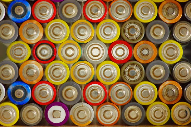 istock batteries background group of a a a batteries recycle 1294803932