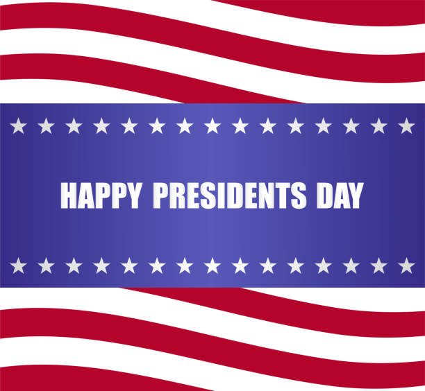 istock president day banner, blue background and red stripes, white stars 1294805255