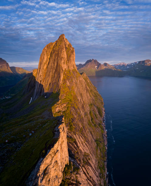 istock Segla mountain in Senja, Northern Norway, during sunset. 1294819613