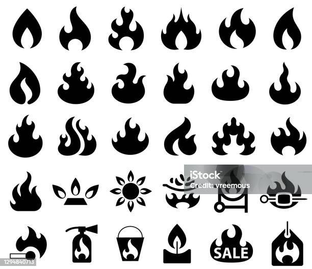 Simbol Api Hd Ikon Api Dan Api Ilustrasi Stok - Unduh Gambar Sekarang - Diskon, Api ...