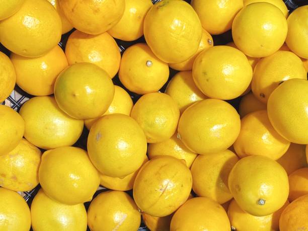 istock Set of fresh ripe lemons 1294852351