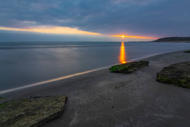 istock Empty beach in the early morning 1294853884