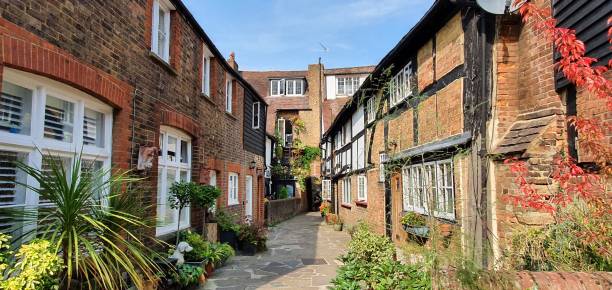 istock Medieval houses in Horsham town 1294860487