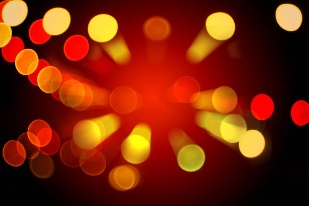 istock Modify bokeh by radial blur on dark red for background 1294875591