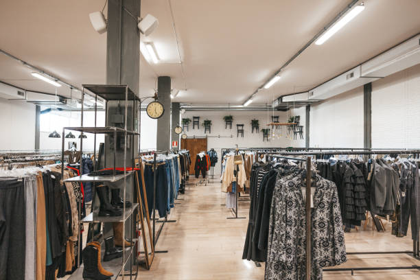 istock Fashion clothes store 1294885981
