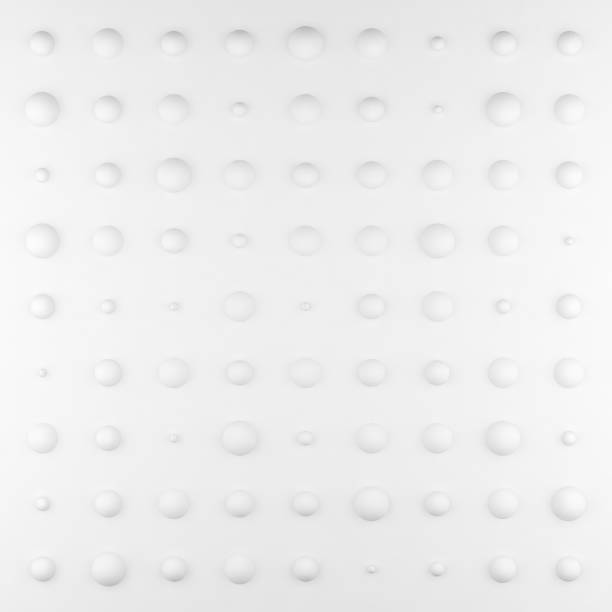 istock White abstract background with spheres, 3d illustration 1294888666