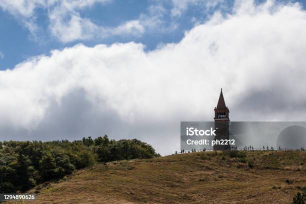 Viewpoint Himmelbjerget Close To Silkeborg Stock Photo - Download Image Now - Silkeborg - Denmark, Cloud - Sky, Color Image