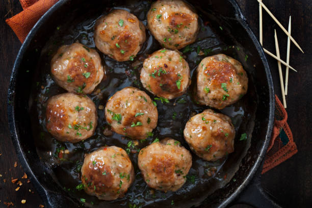 istock Sweet and Sour Chicken Meatballs 1294891773