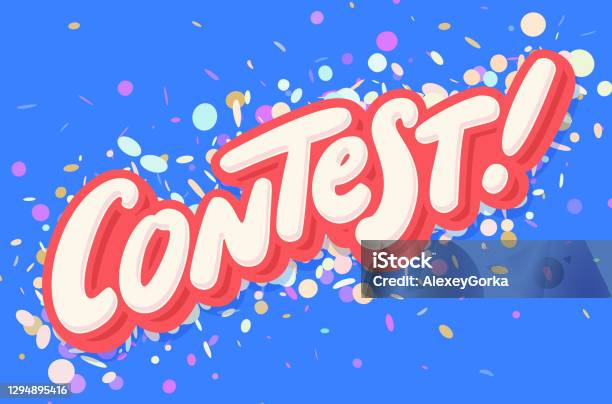 Contest Vector Graphics Contest Vector Hand Drawn Banners Set Stock Illustration - Download ...