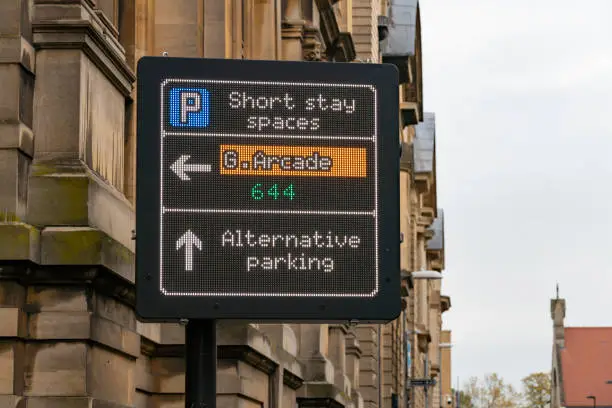 Photo of Car parking matrix sign