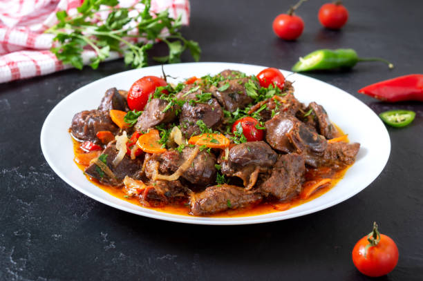 istock Roast offal with vegetables. Armenian dish Kuchmachi. 1294911574