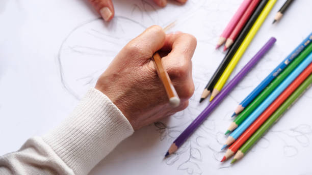 istock Woman painting. 1294932146