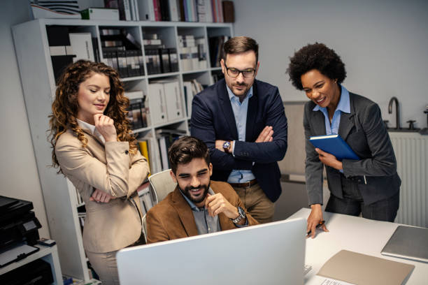 istock Business people working in office 1294934556