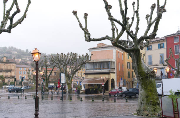 istock Rainy day in Apt, Provence, France 1294938176