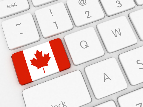 Canada flag keyboard