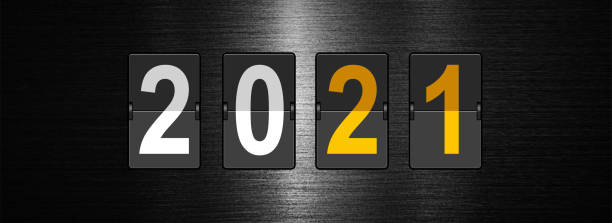 istock Happy New Year Background. Start in 2021. 3D illustration 1294950902