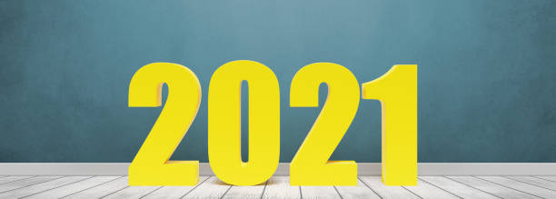 istock Happy New Year Background. Start in 2021. 3D illustration 1294951038